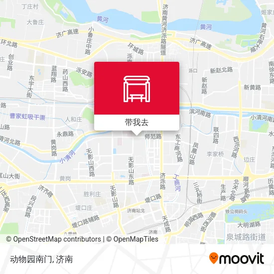 动物园南门地图