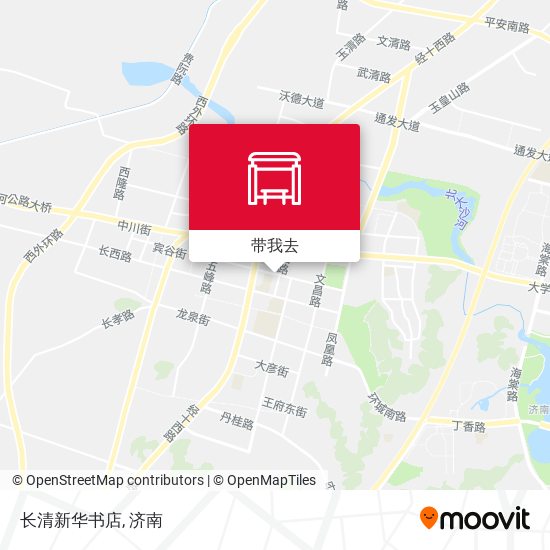长清新华书店地图