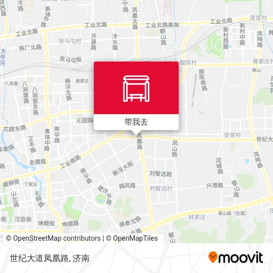 世纪大道凤凰路地图