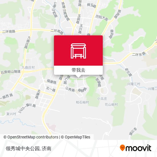 领秀城中央公园地图