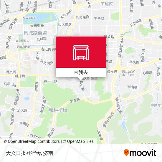 大众日报社宿舍地图