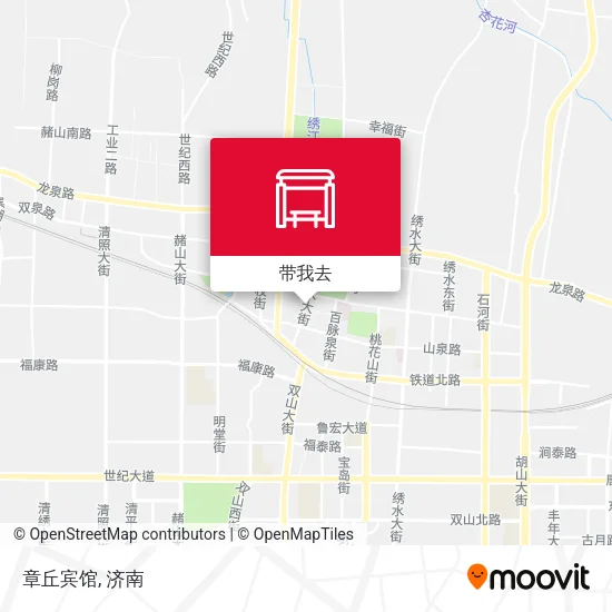 章丘宾馆地图
