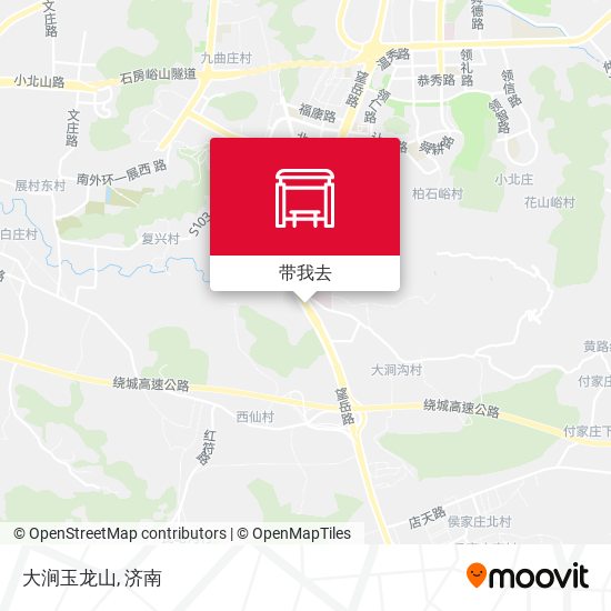 大涧玉龙山地图