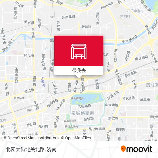北园大街北关北路地图