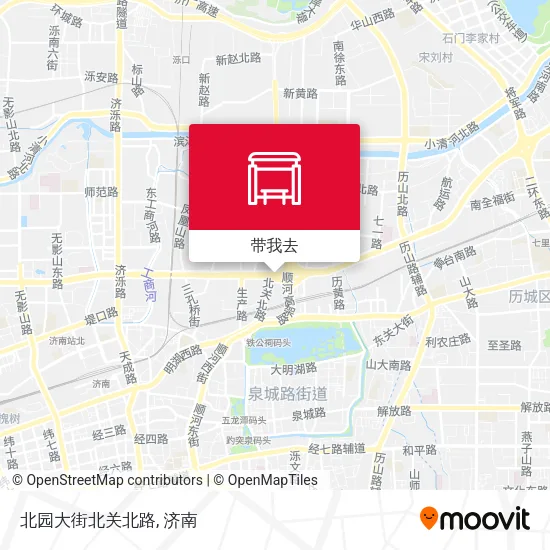 北园大街北关北路地图