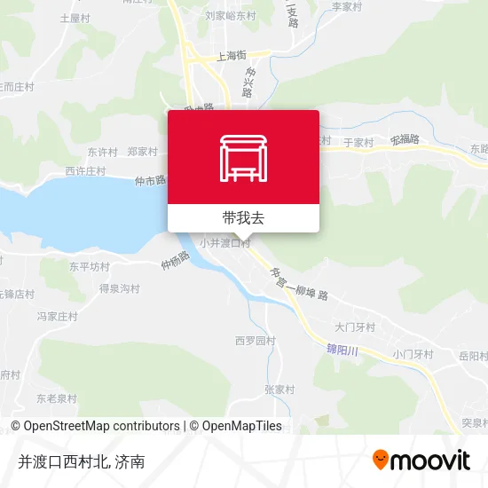 并渡口西村北地图