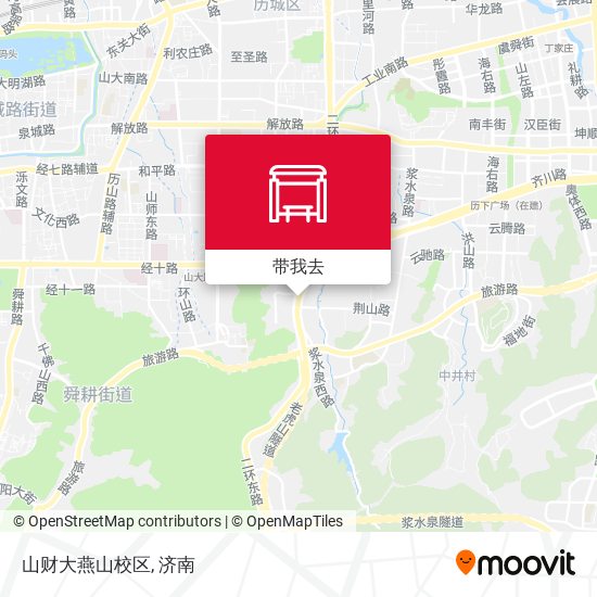 山财大燕山校区地图