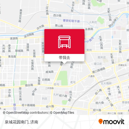 泉城花园南门地图