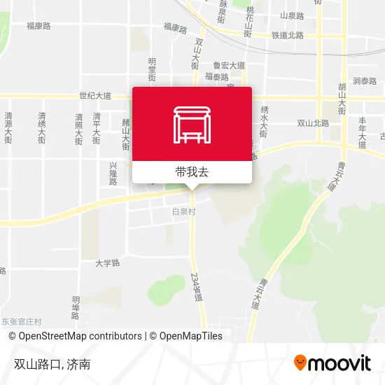 双山路口地图