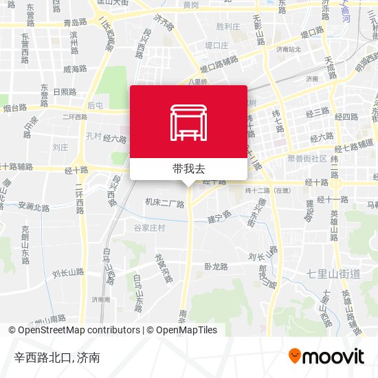 辛西路北口地图