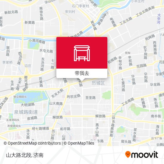 山大路北段地图