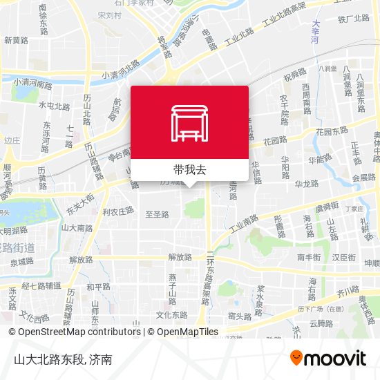 山大北路东段地图