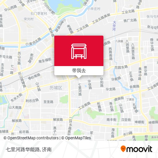 七里河路华能路地图