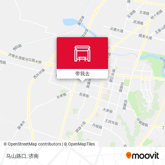 马山路口地图
