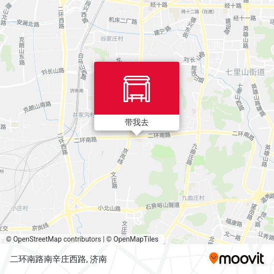 二环南路南辛庄西路地图