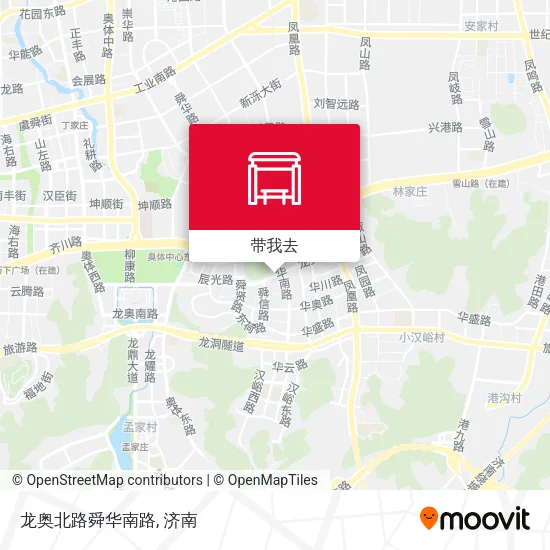 龙奥北路舜华南路地图