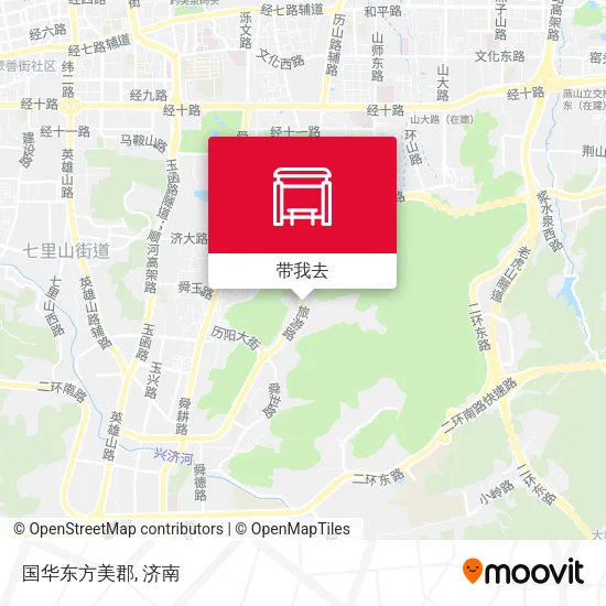国华东方美郡地图