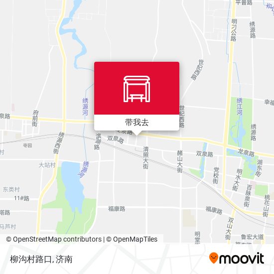柳沟村路口地图
