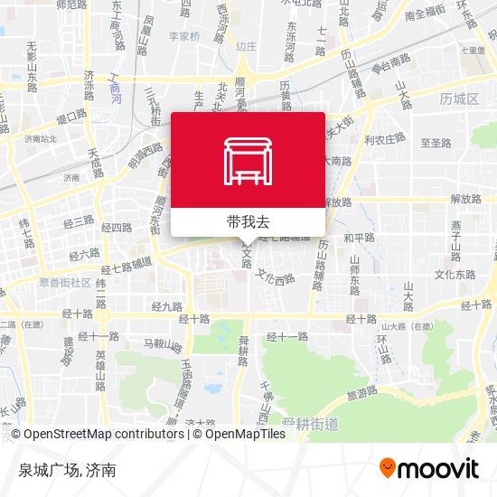 泉城广场地图