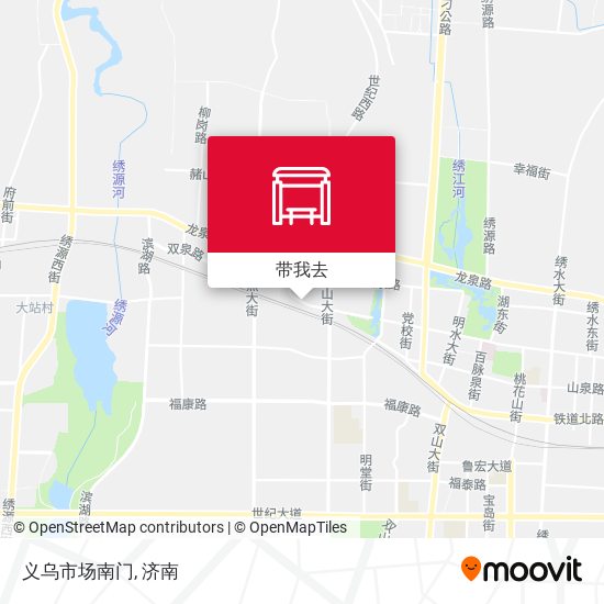 义乌市场南门地图