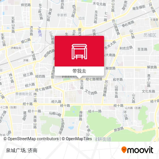 泉城广场地图