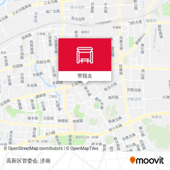高新区管委会地图