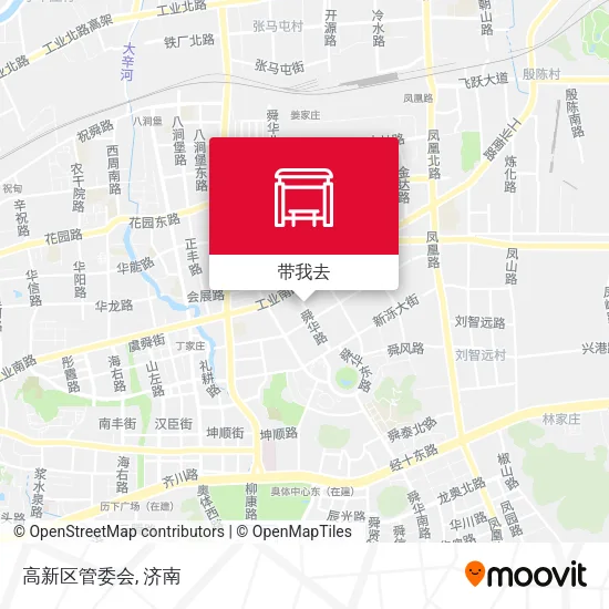 高新区管委会地图
