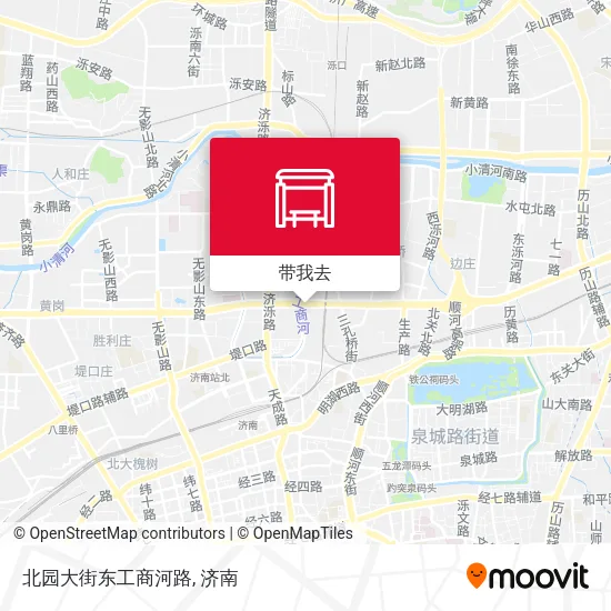 北园大街东工商河路地图