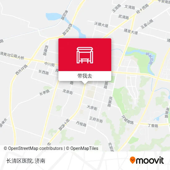 长清区医院地图