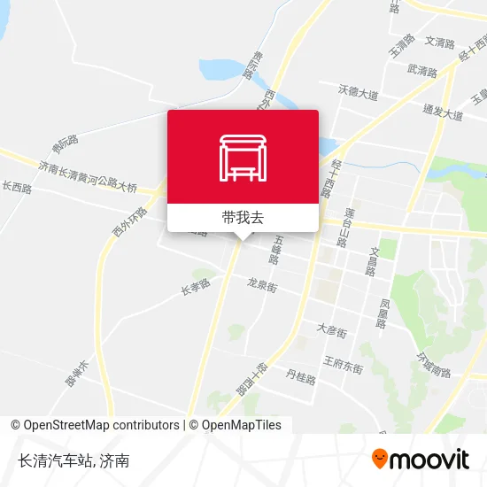 长清汽车站地图