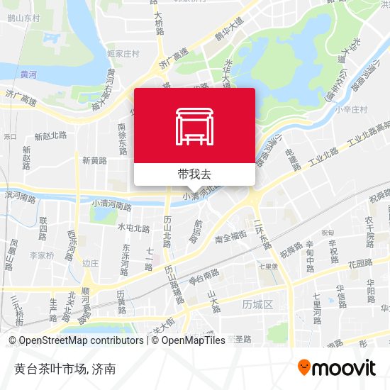 黄台茶叶市场地图