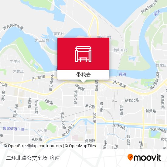 二环北路公交车场地图