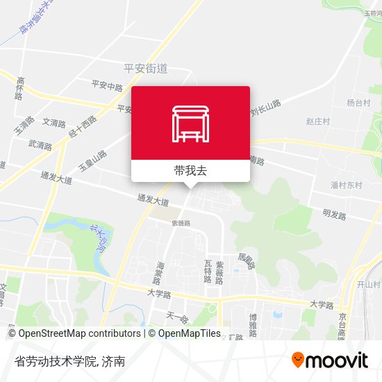省劳动技术学院地图