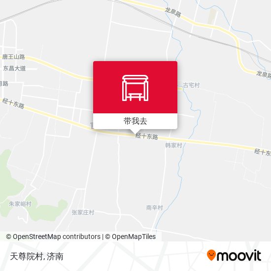 天尊院村地图