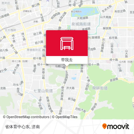 省体育中心东地图