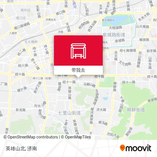 英雄山北地图