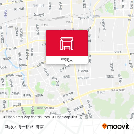 新泺大街开拓路地图