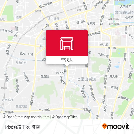 阳光新路中段地图