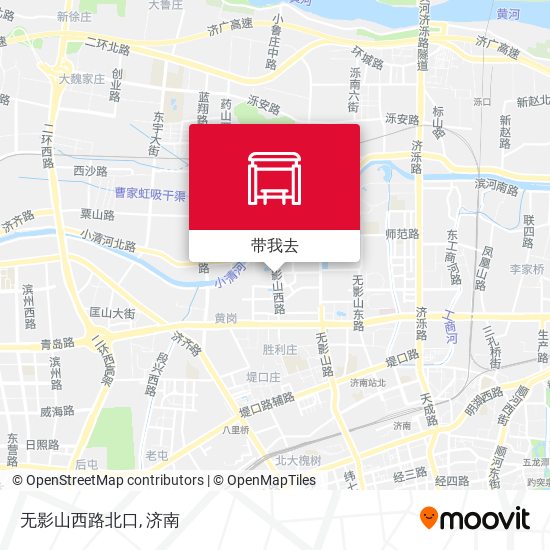 无影山西路北口地图