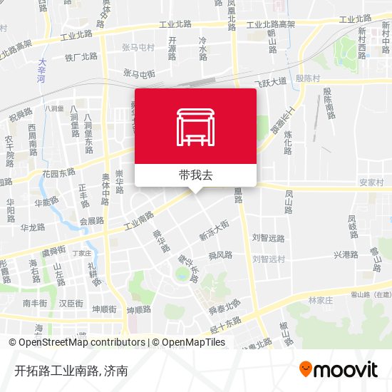 开拓路工业南路地图