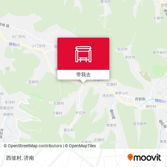 西坡村地图