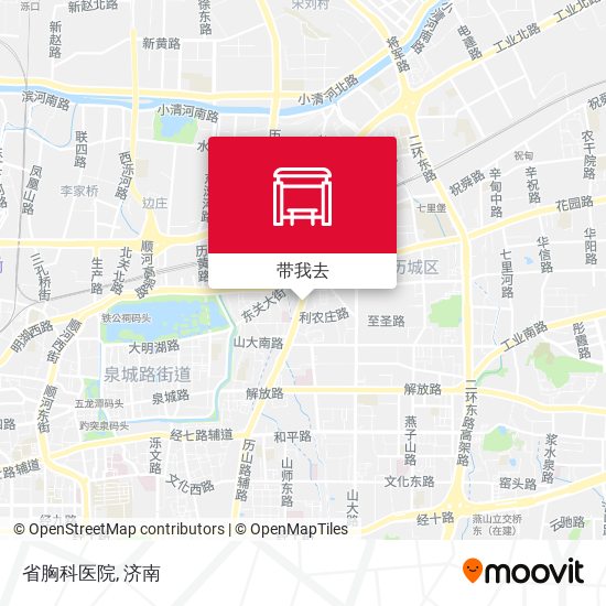 省胸科医院地图