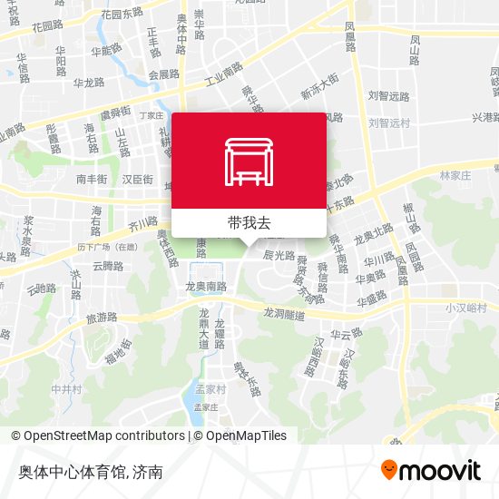 奥体中心体育馆地图