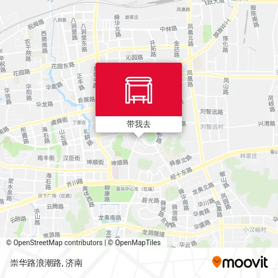 崇华路浪潮路地图