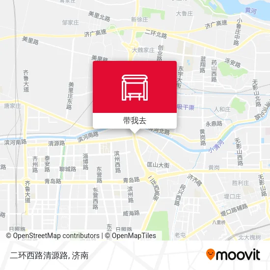 二环西路清源路地图