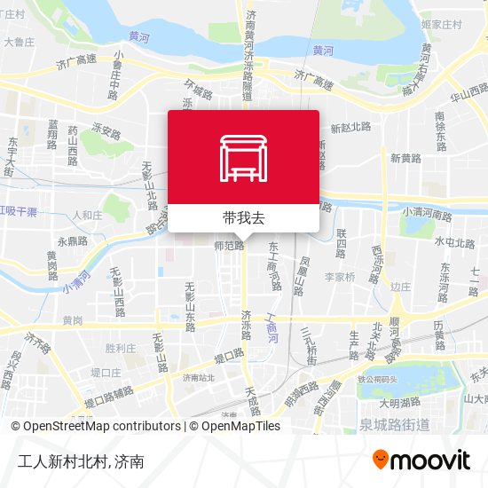 工人新村北村地图