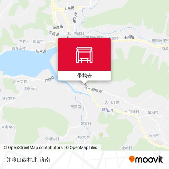 并渡口西村北地图