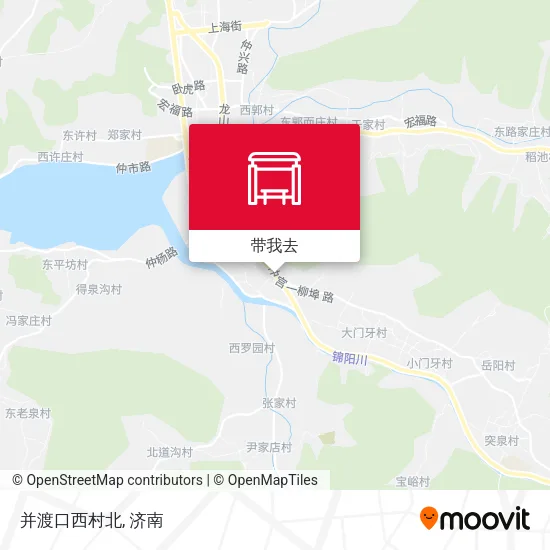 并渡口西村北地图