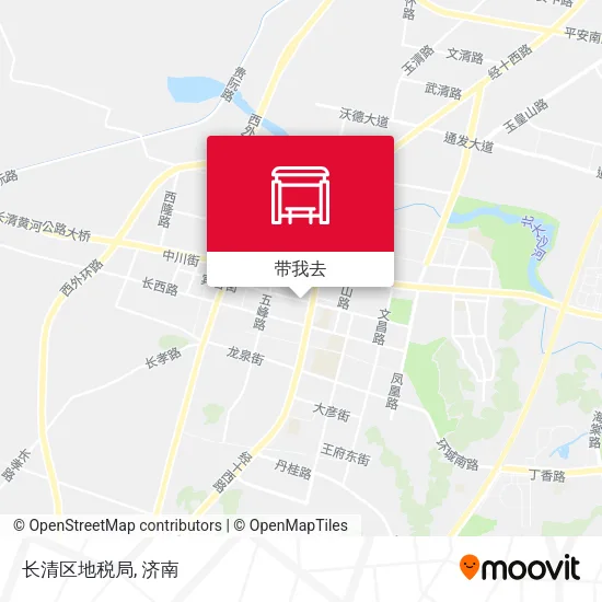 长清区地税局地图