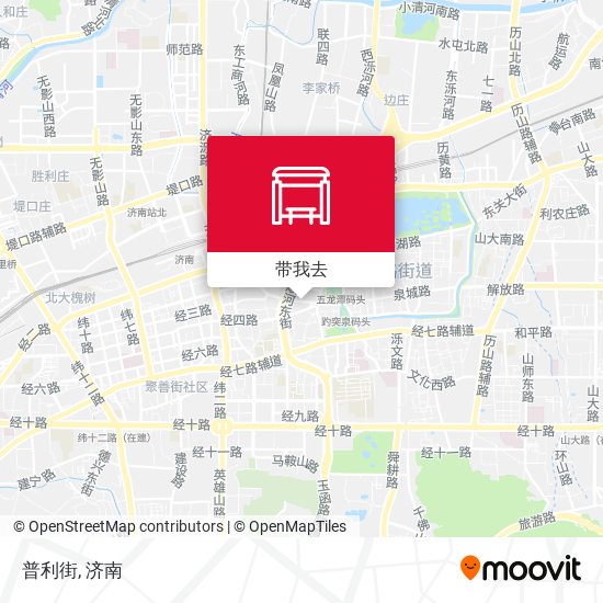 普利街地图